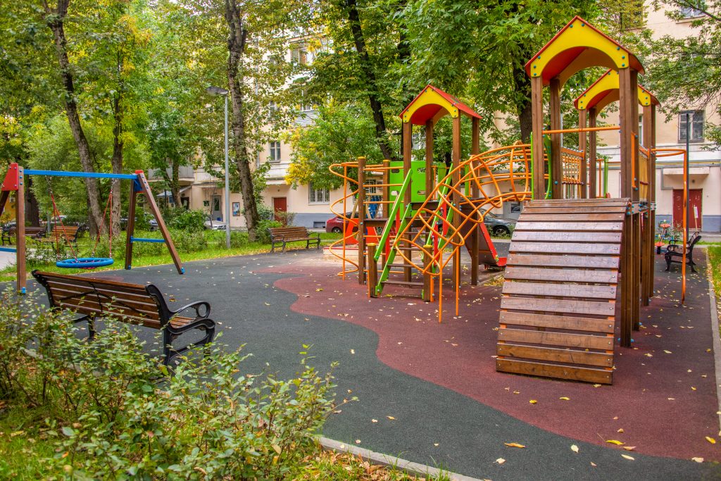 благоустройство, двор, детская площадка