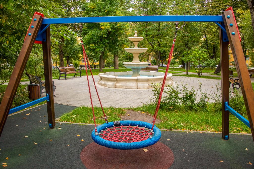 благоустройство, двор, детская площадка