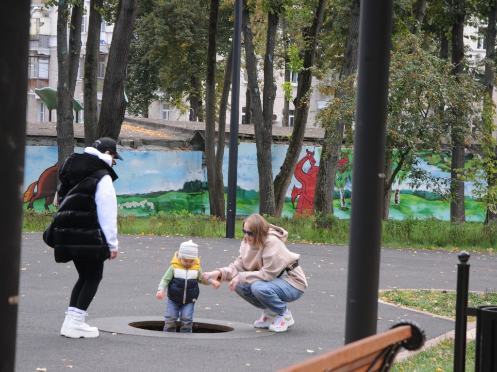 Донской монастырь, благоустройство, сквер