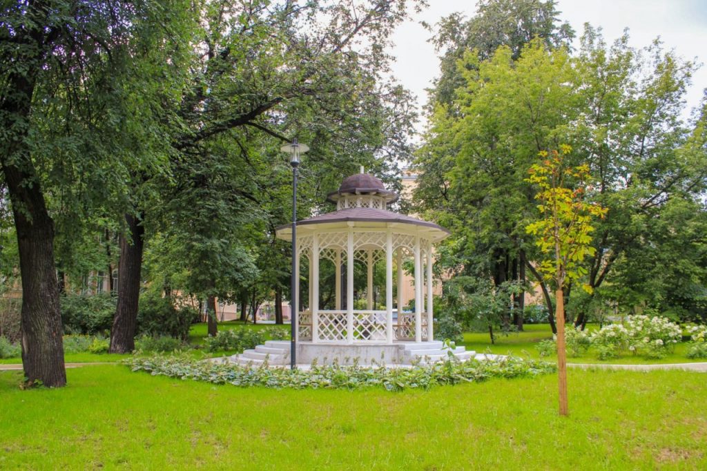 благоустройство, больница