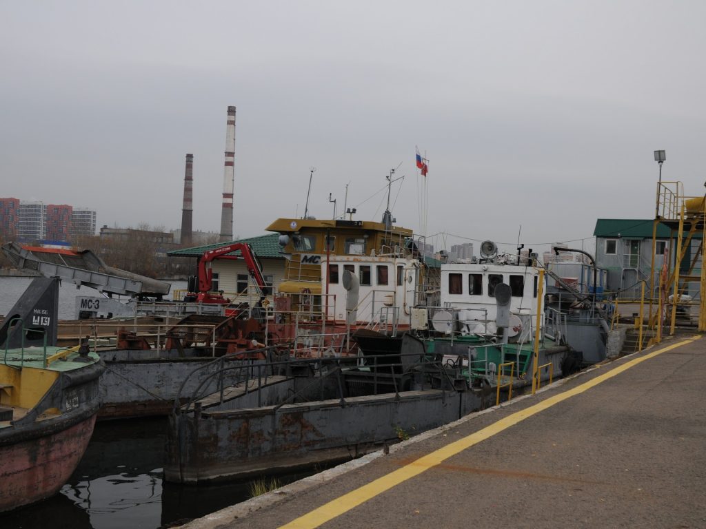 ГУП Мосводосток, Москва-река, экология, суда, зима в Москве