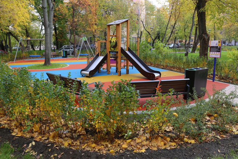 Благоустройство Москвы, Комплекс городского хозяйства Москвы, СВАО, детская площадка