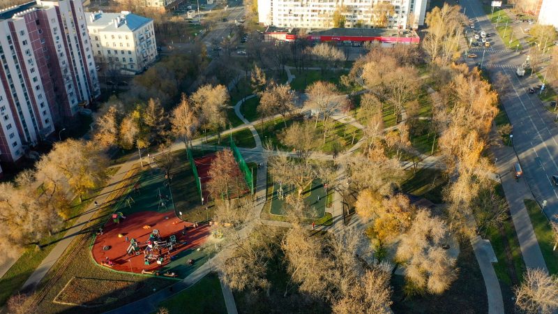 сквер Михаила Судакова, благоустройство, Люблино, ЮВАО