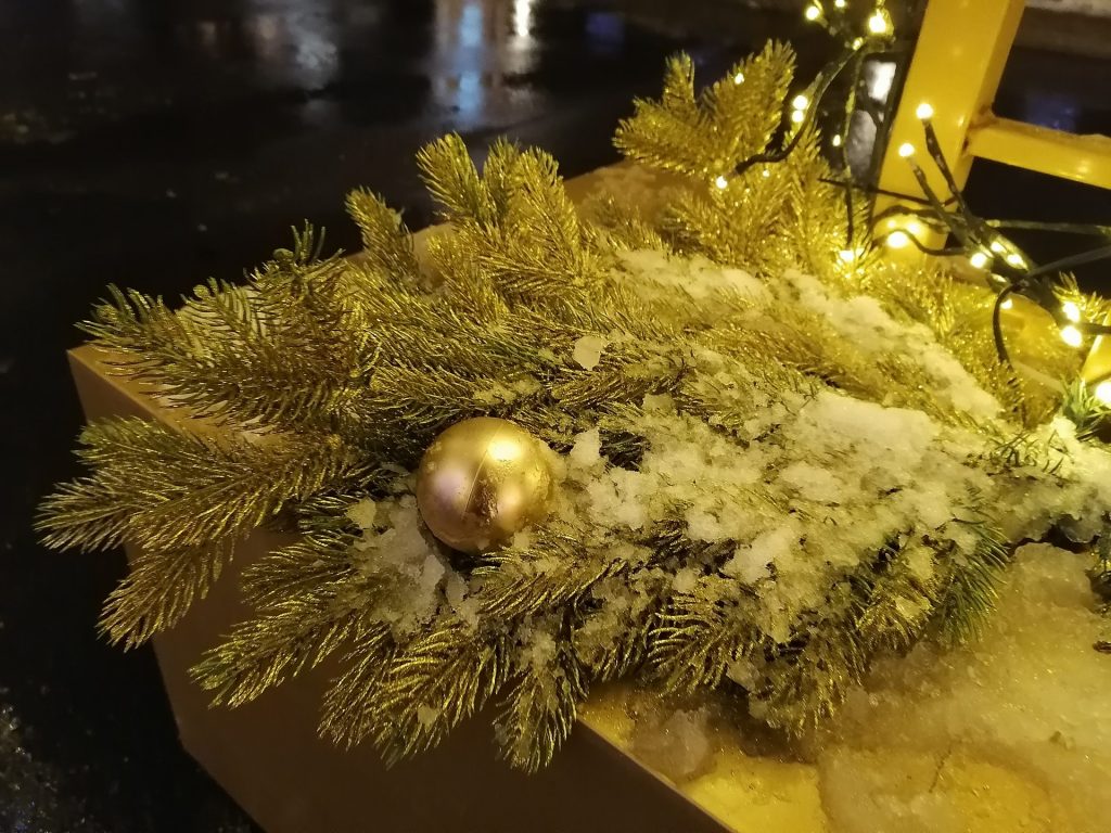 ВДНХ, украшение Москвы, новый год