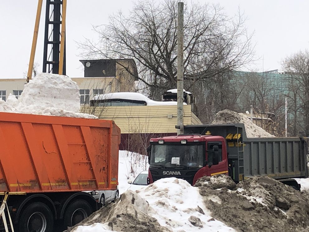 снегосплавные пункты, снег, уборка снега, зима