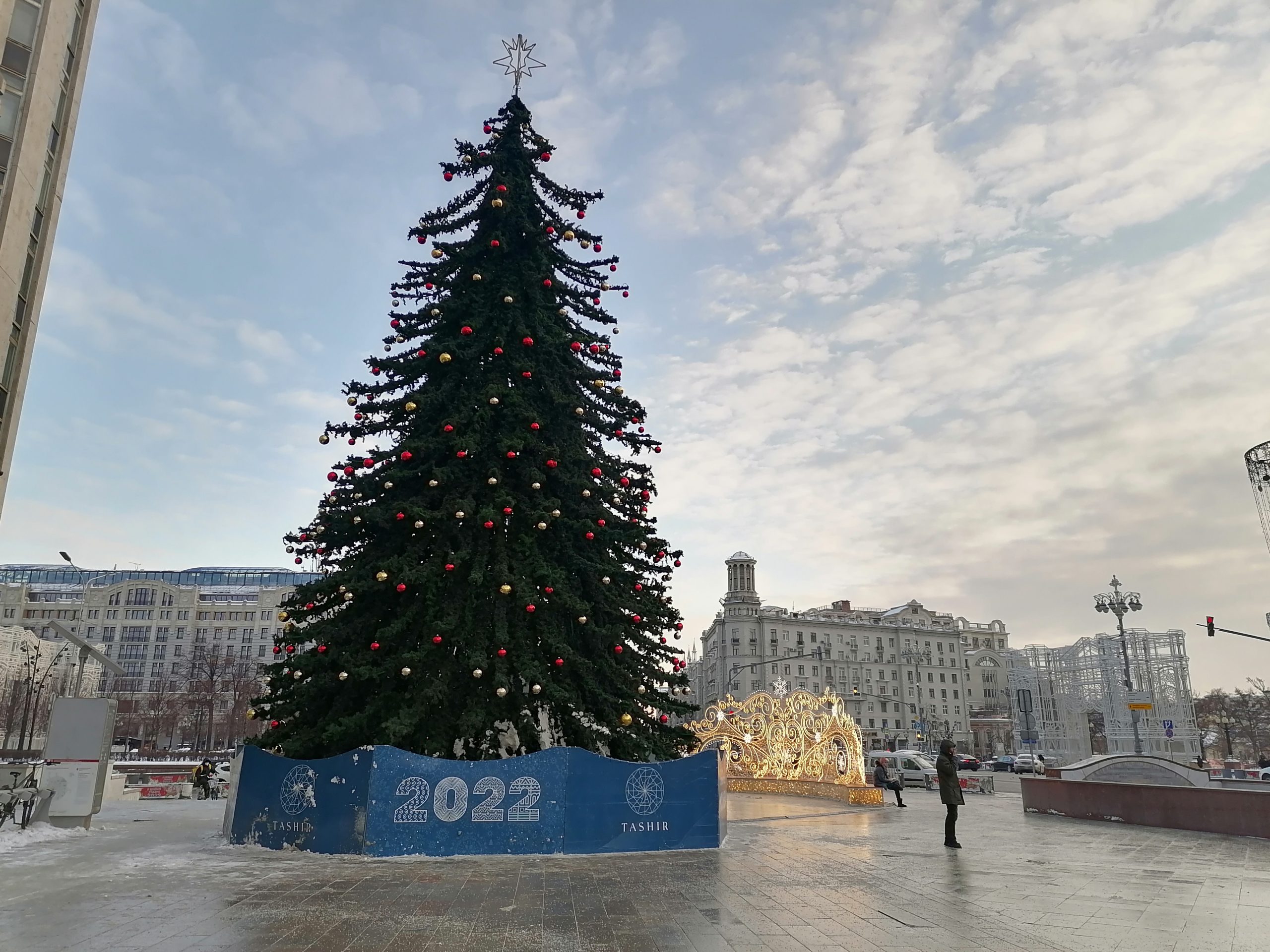 елка, Новый год, украшение Москвы
