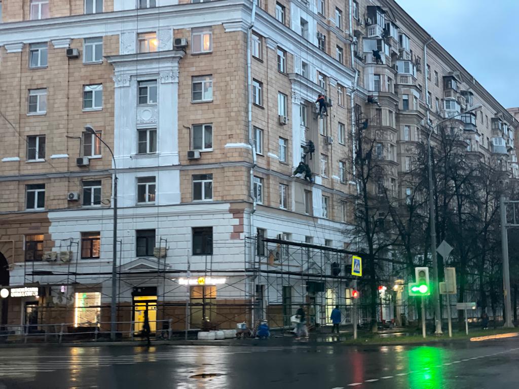 капремонт, ремонт фасада, очистка фасада, альпинисты, фкр