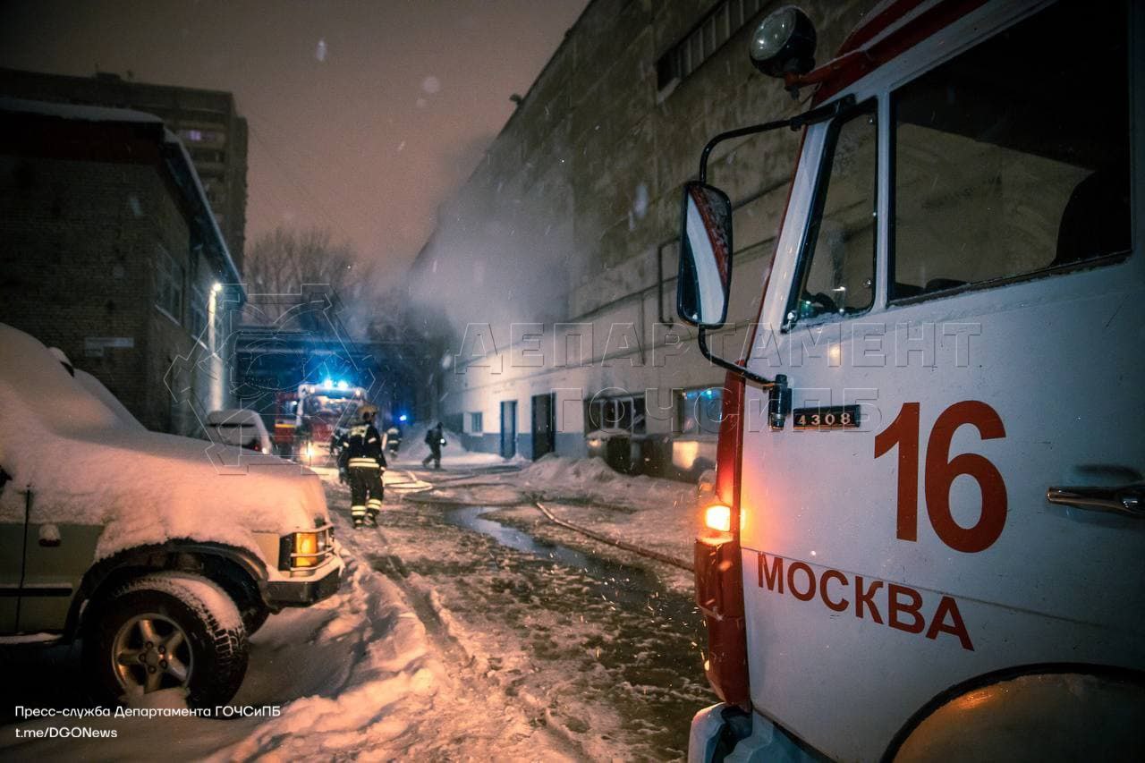 пожар, Подъёмная, дом 14, строение 5