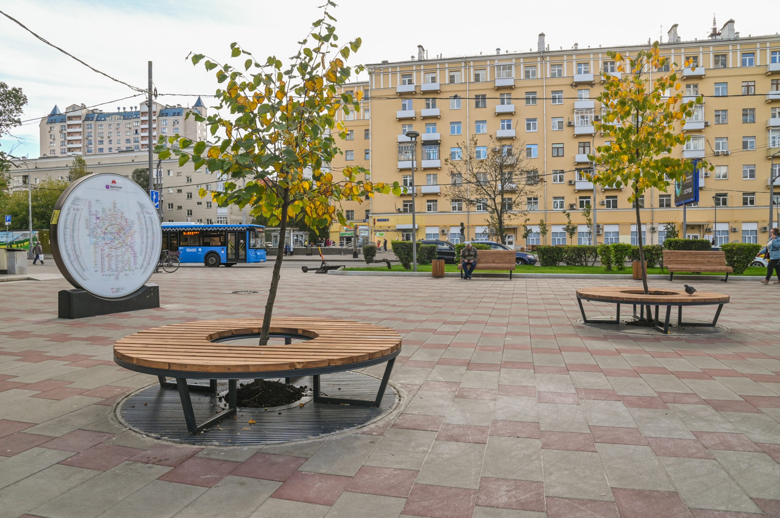 Щукинская. МЦД. Благоустройство.. Фото предоставлены пресс-службой КГХ.
