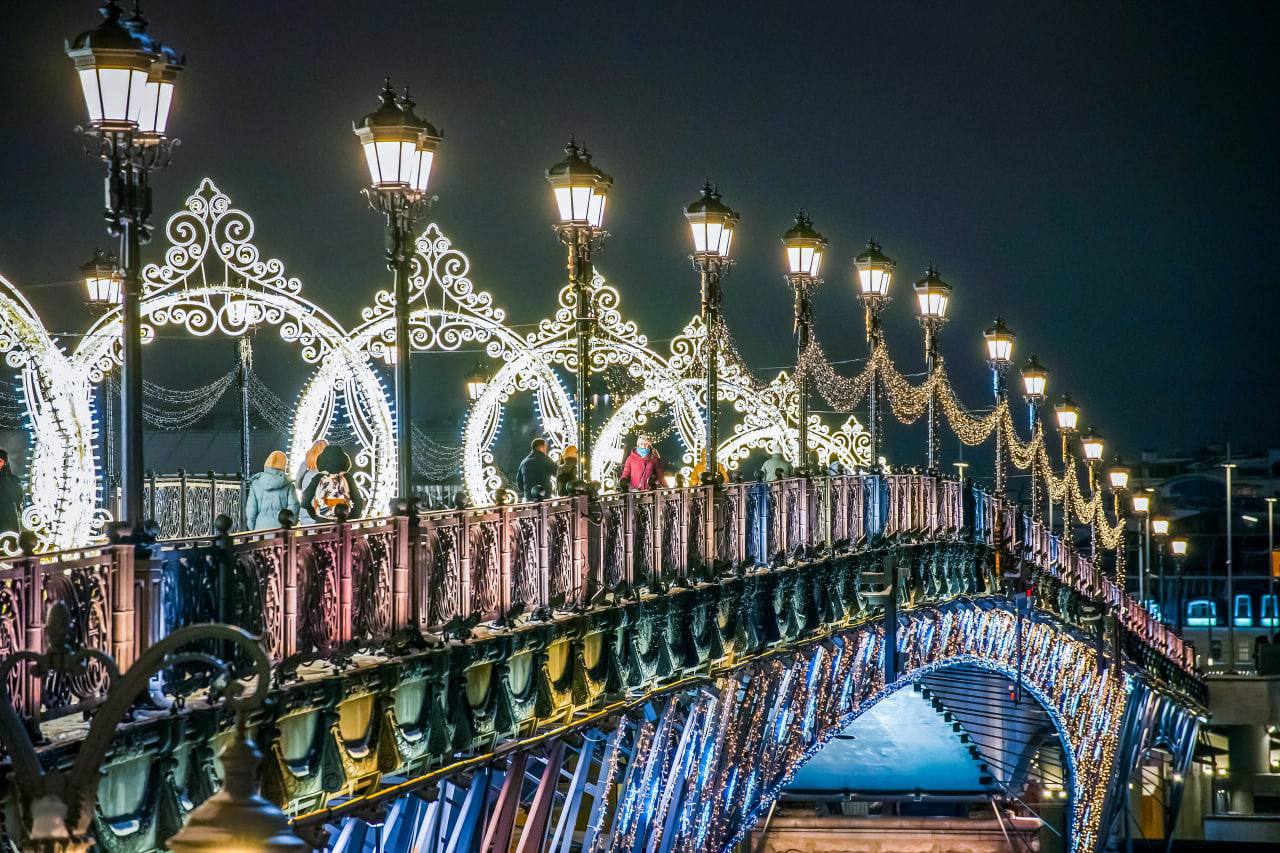 фонари, освещение, фото КГХ, Патриарший мост