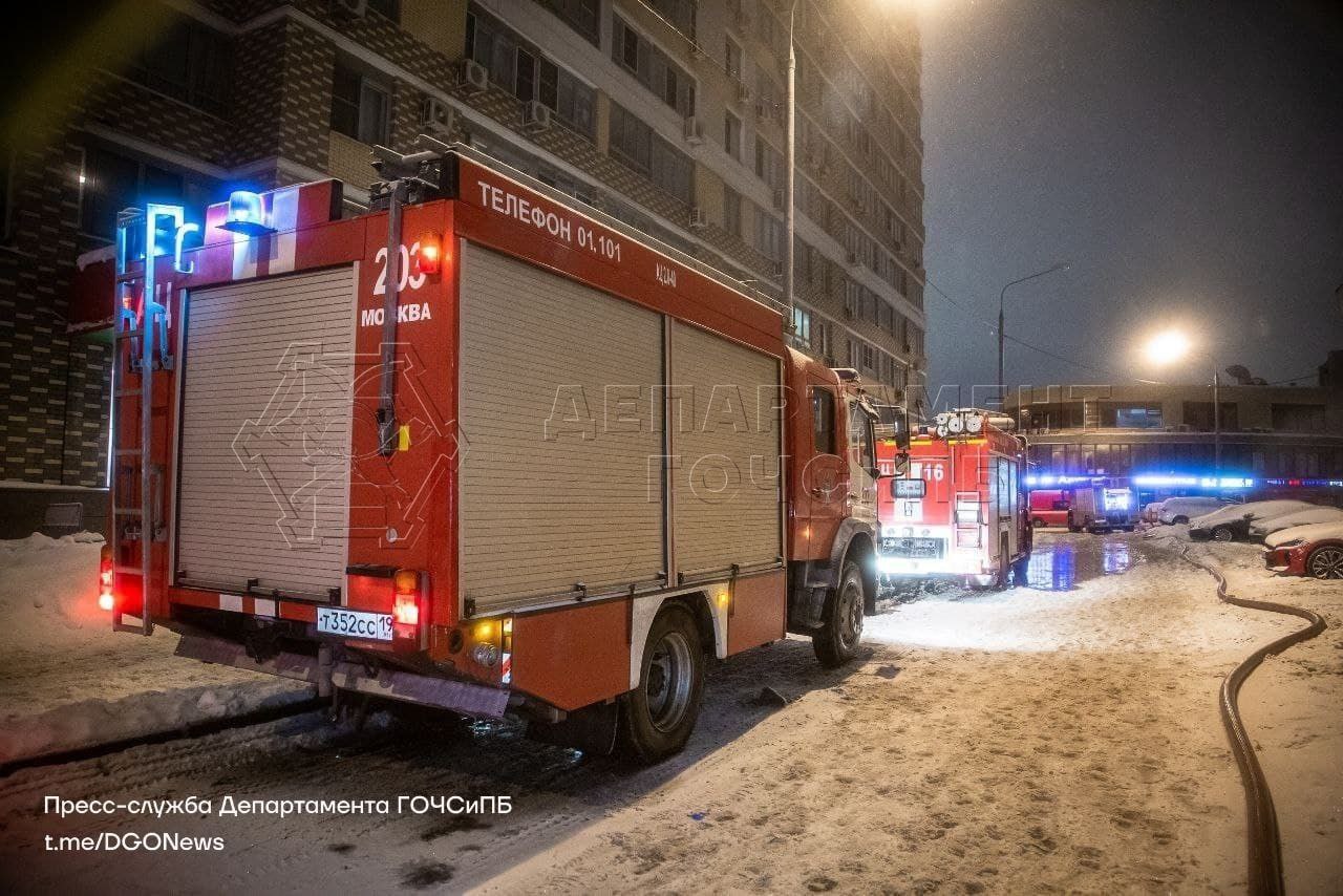 пожар, происшествия в Москве, улица Мельникова, ЮВАО, пожар в гаражах