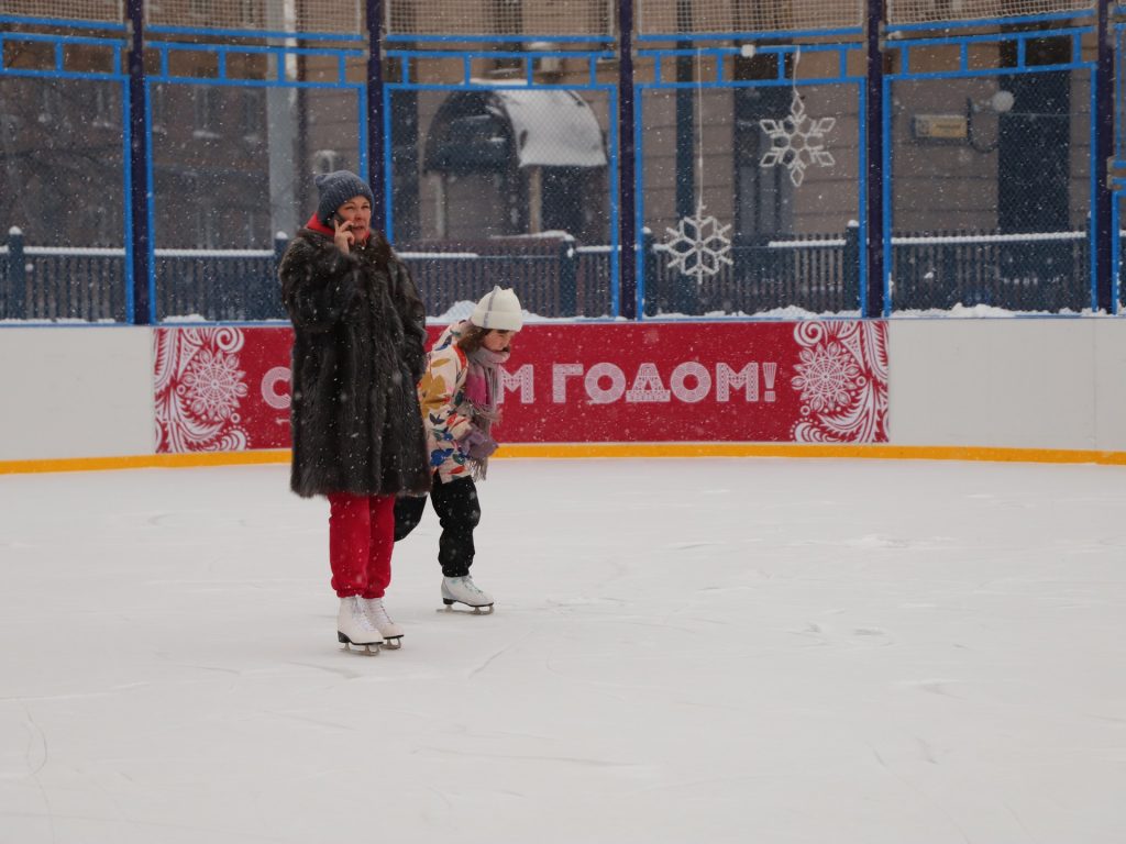каток, лед, коньки, зима, Фото Юлии Смагринской