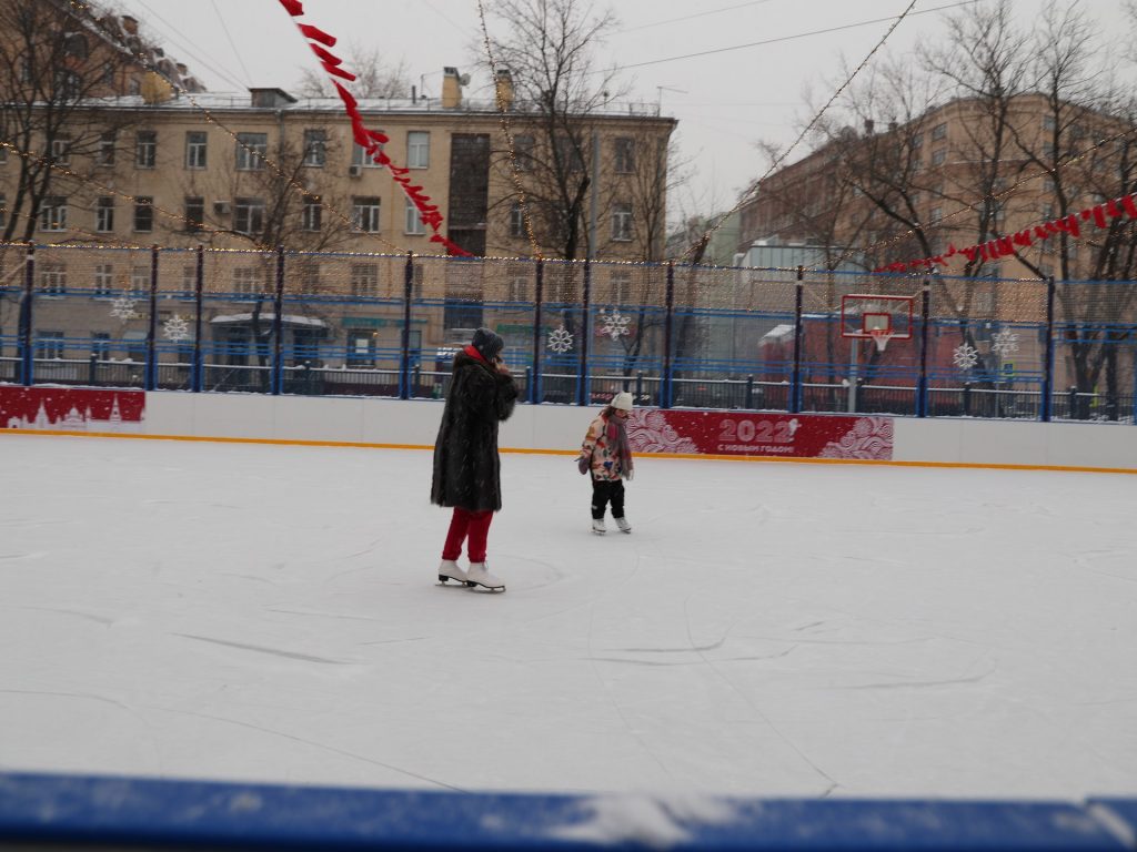 каток, лед, коньки, зима, Фото Юлии Смагринской