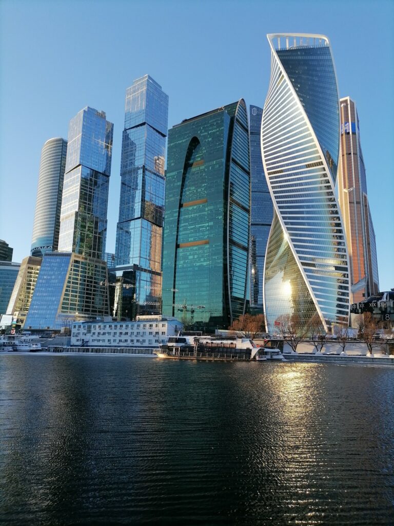 Москва, Москва-Сити, набережная, Фото Ольга Давыдова