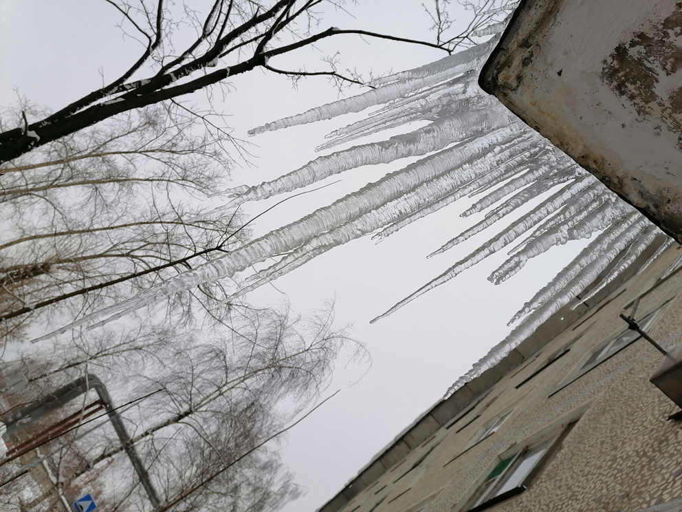 погода, сосульки, зима, Фото Юлии Смагринской