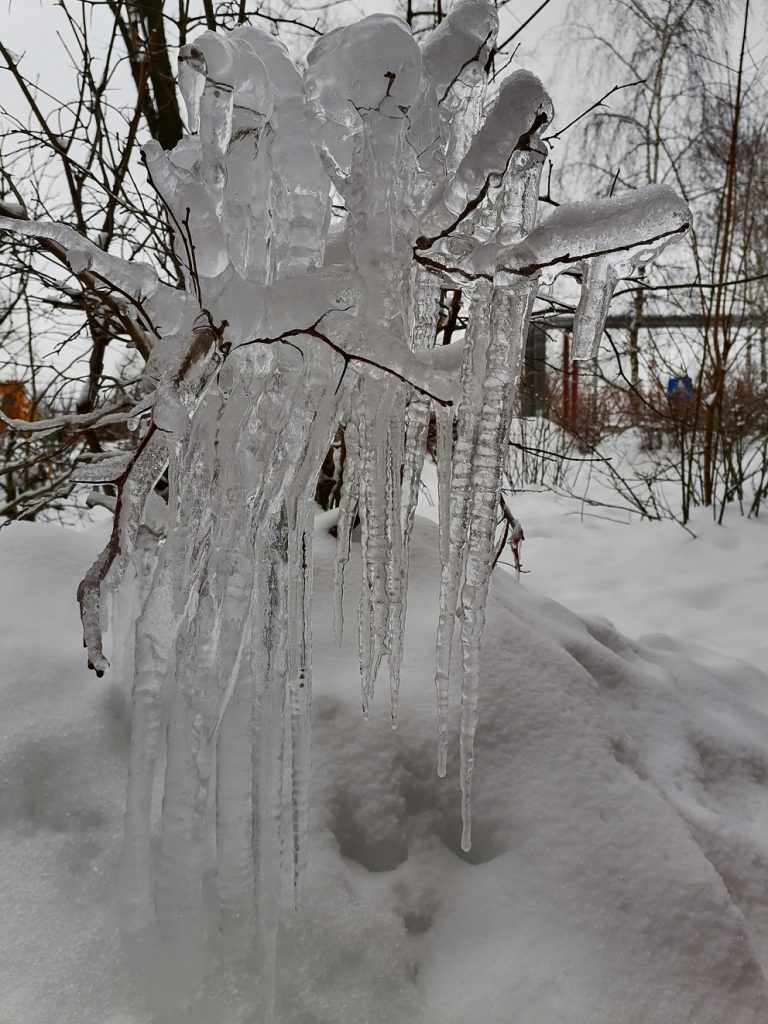 погода, сосульки, зима, Фото Юлии Смагринской