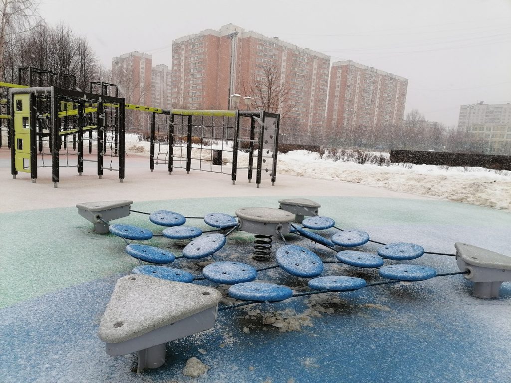 парк Радуга, зима, спортивная дорога, Фото Юлии Смагринской
