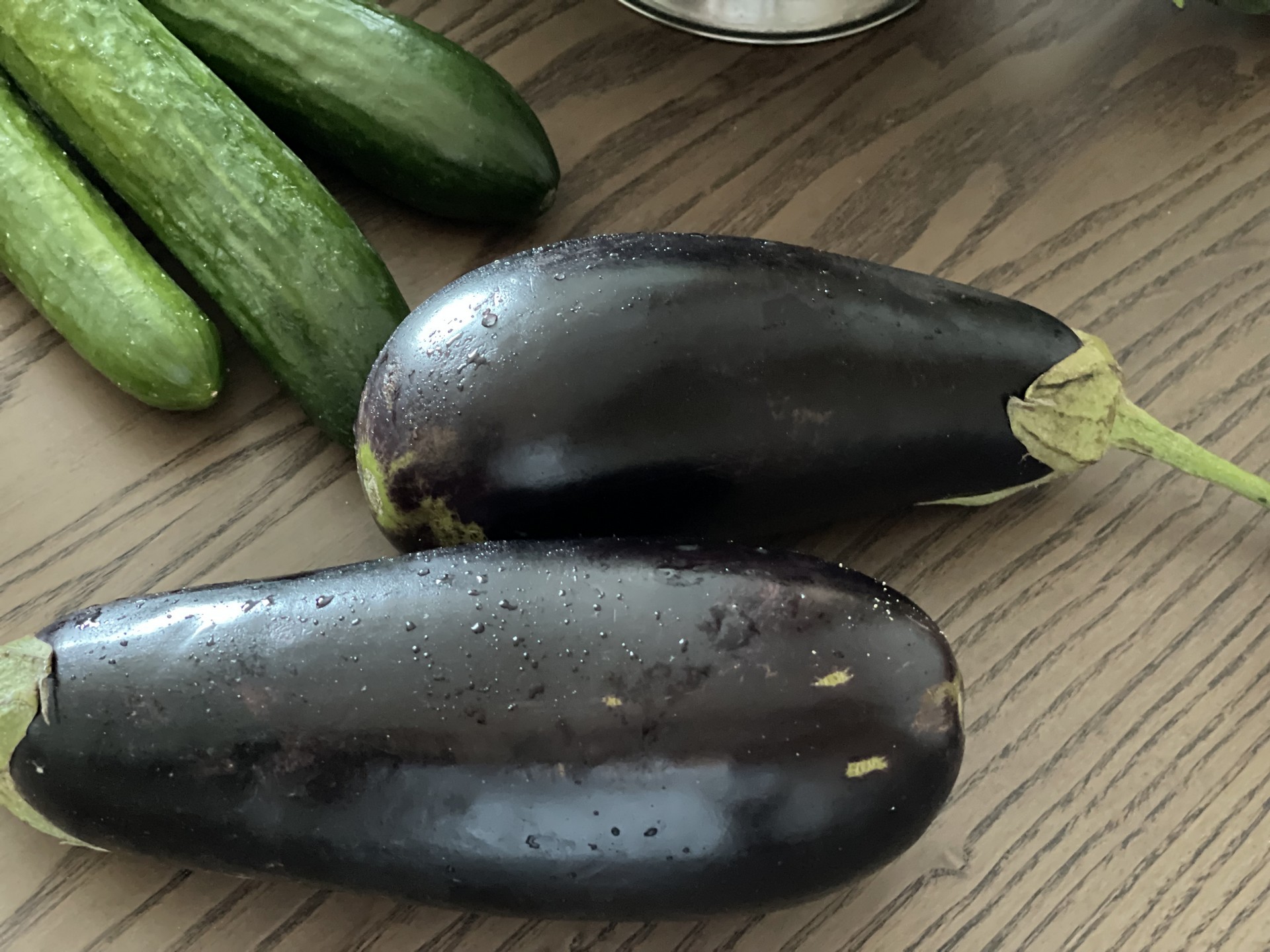 овощи, продукты, баклажан, огурцы, Фото Наталии Бахаревой