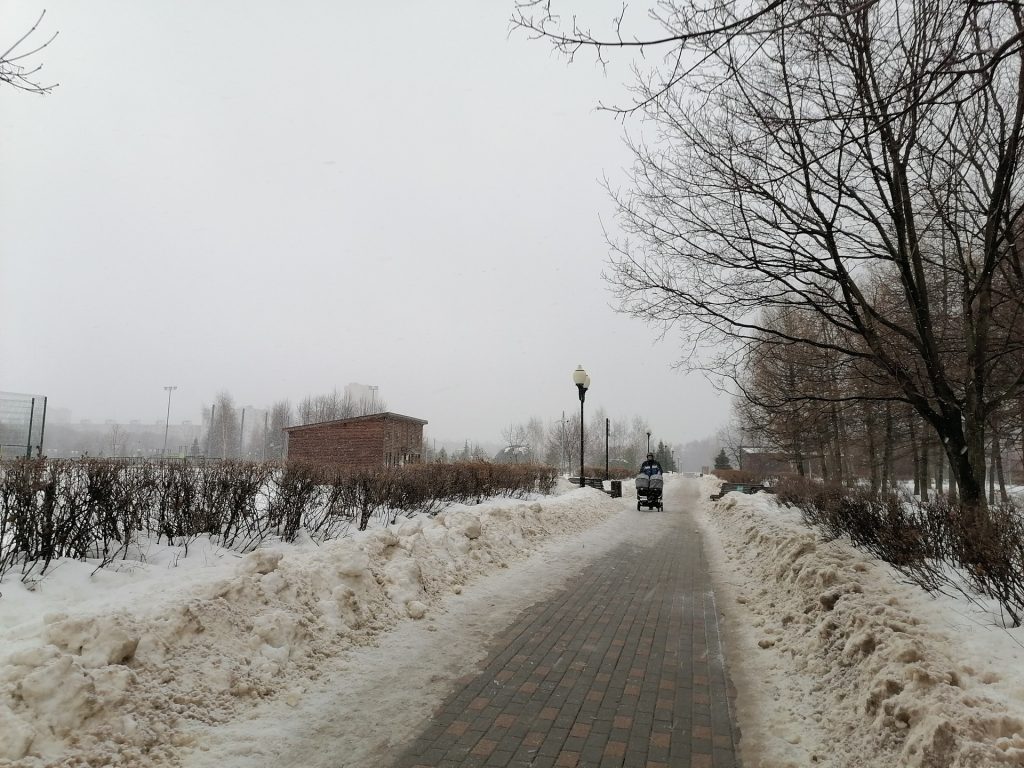 парк Радуга, зима, дорога, Фото Юлии Смагринской