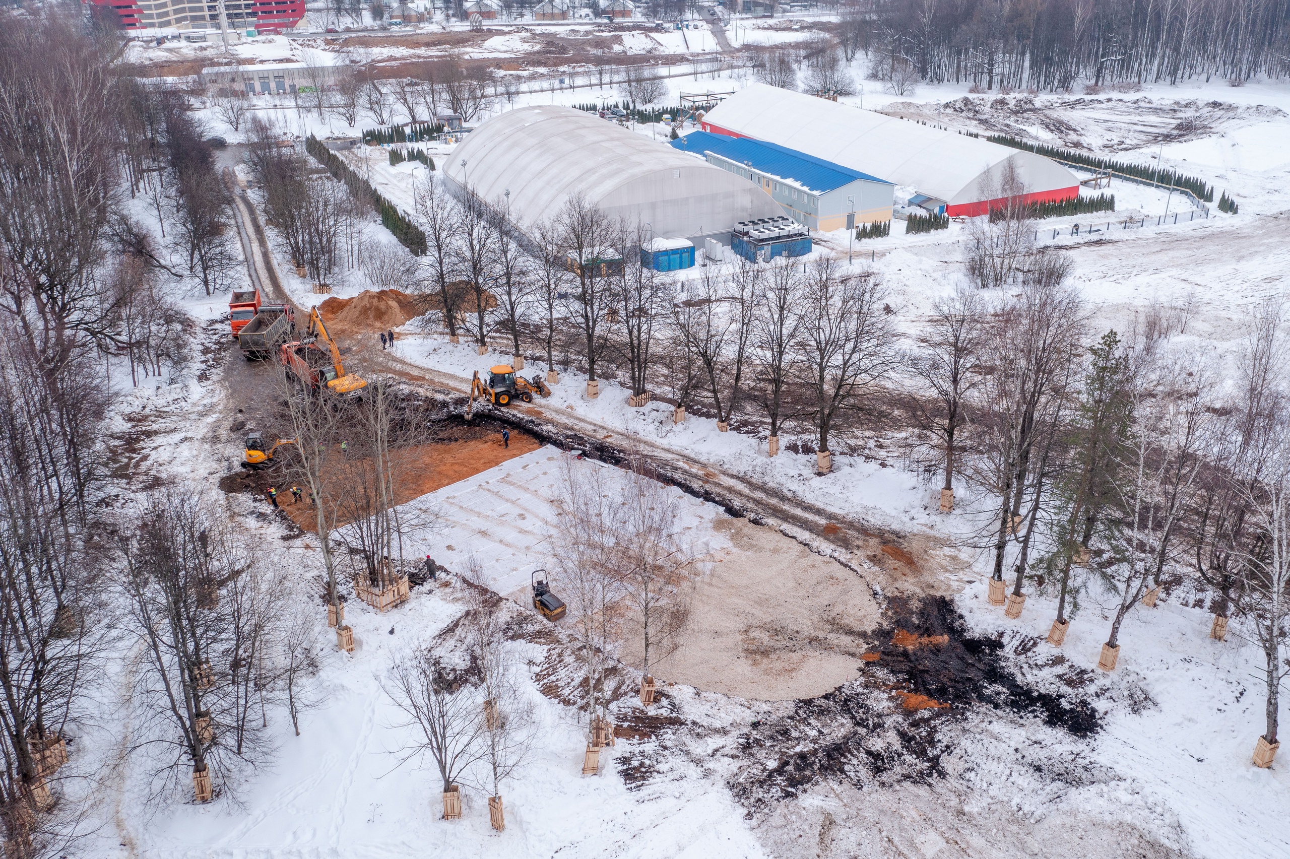 кордодром, стройка, фото ДКР