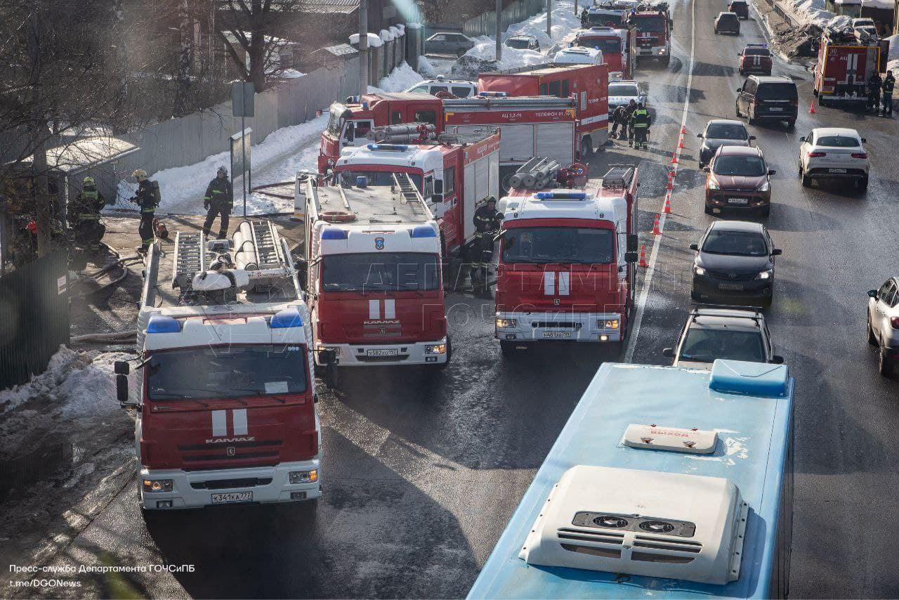 пожар в деревне Сосенки