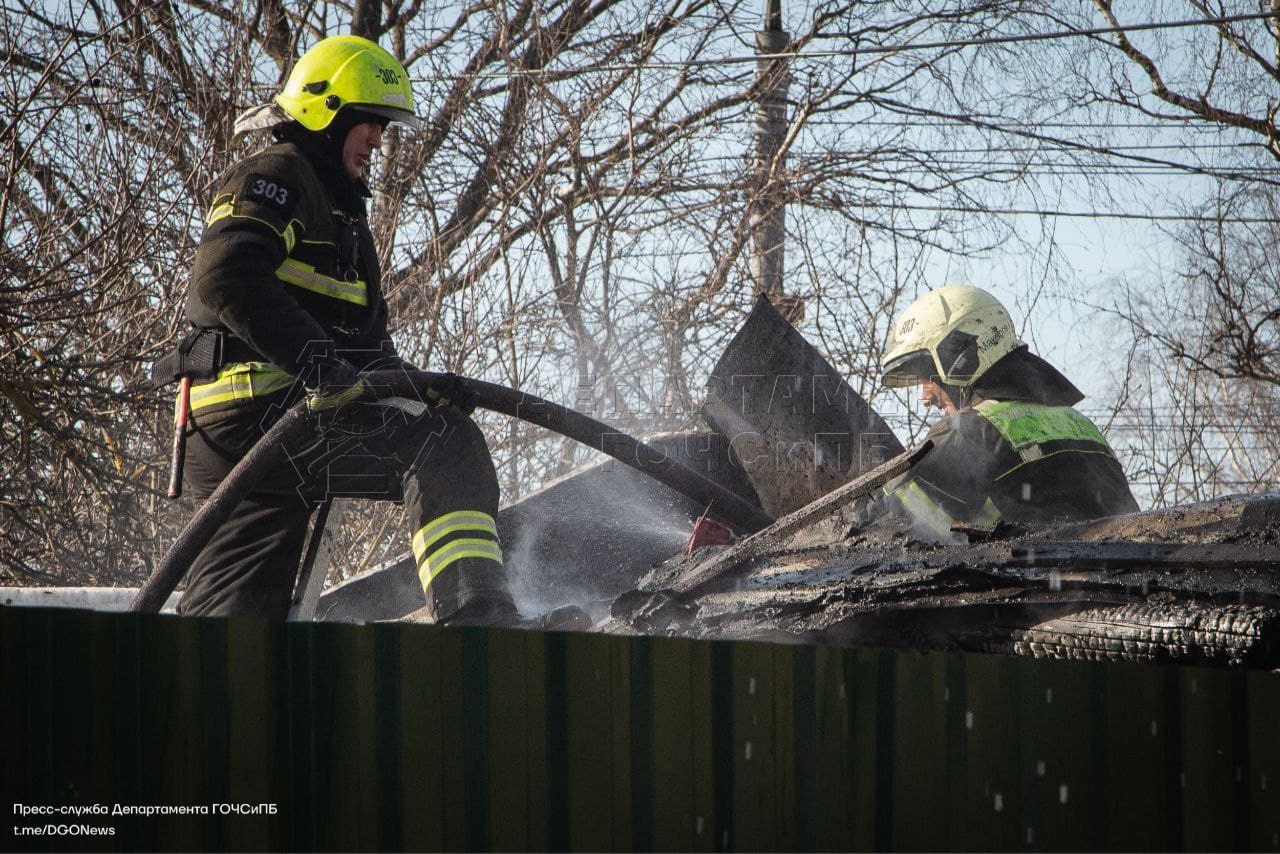 пожар в деревне Сосенки