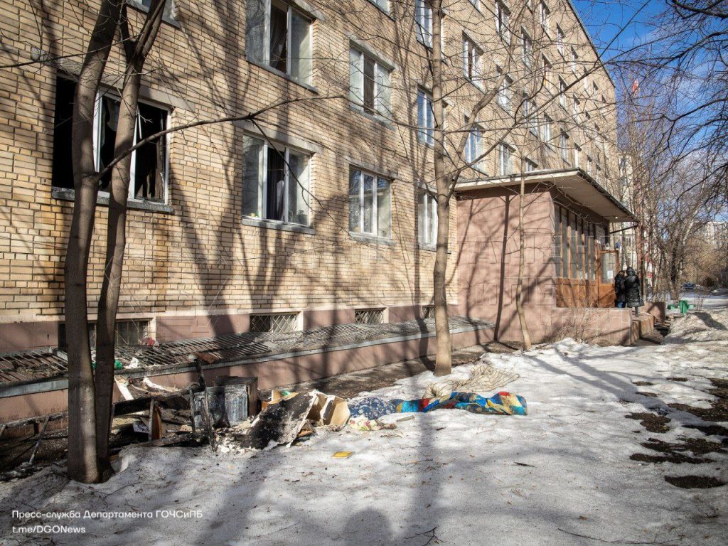 общежитие циркового училища, пожар, происшествия в Москве, САО, Расковой 13