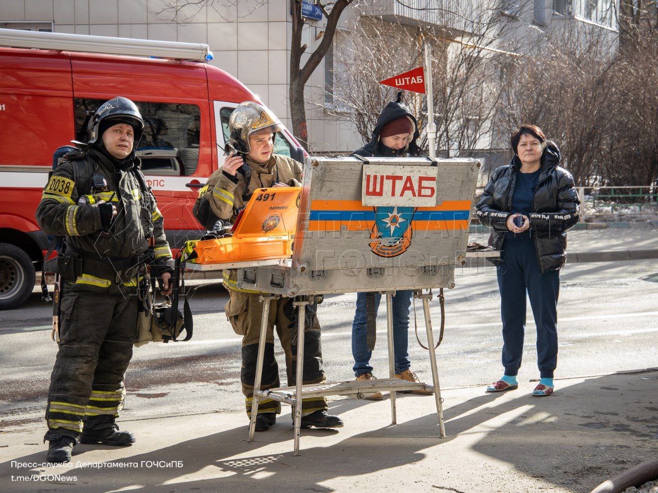 общежитие циркового училища, пожар, происшествия в Москве, САО, Расковой 13