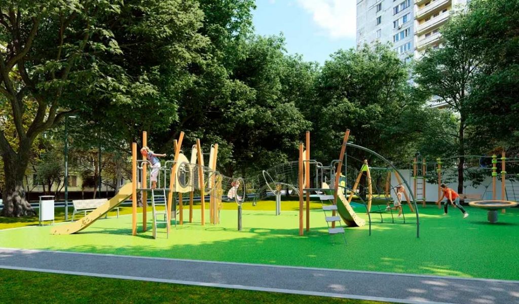 благоустройство, детская площадка, фото с сайта sobyanin.ru