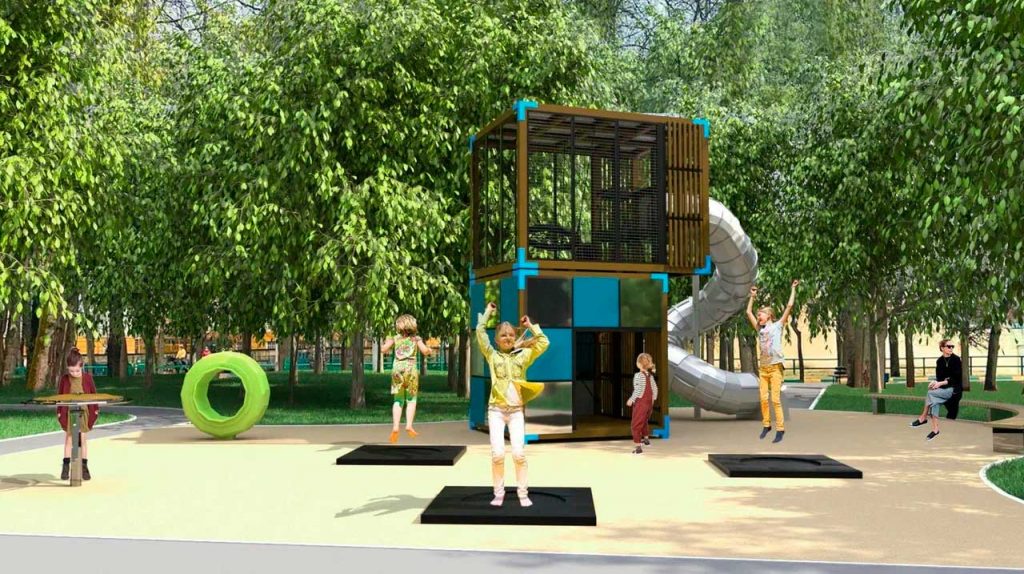 благоустройство, парк ФИЛИ, фото с сайта sobyanin.ru