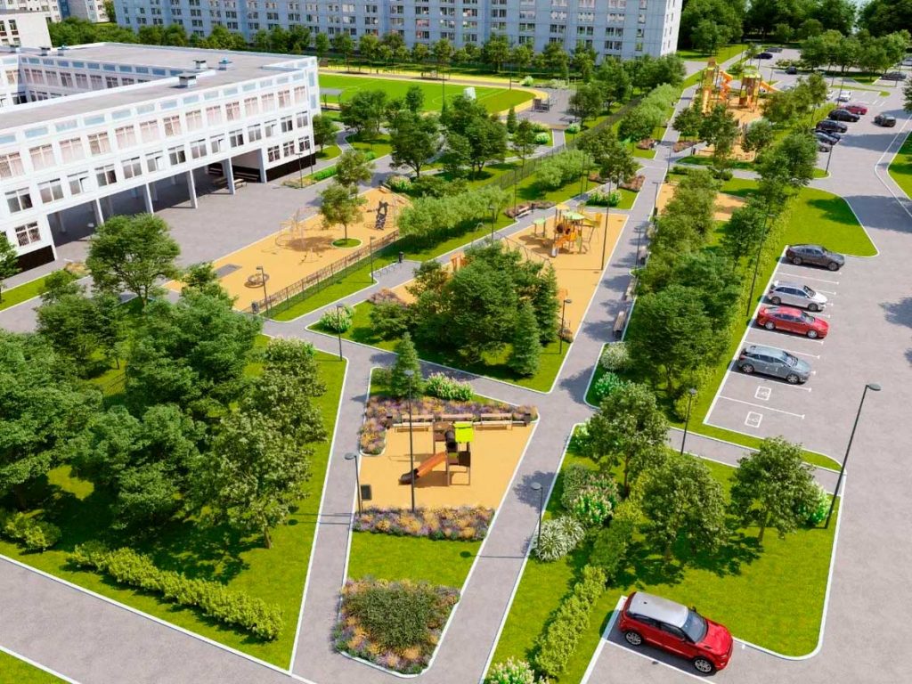 стадион школы, благоустройство, фото с сайта sobyanin.ru
