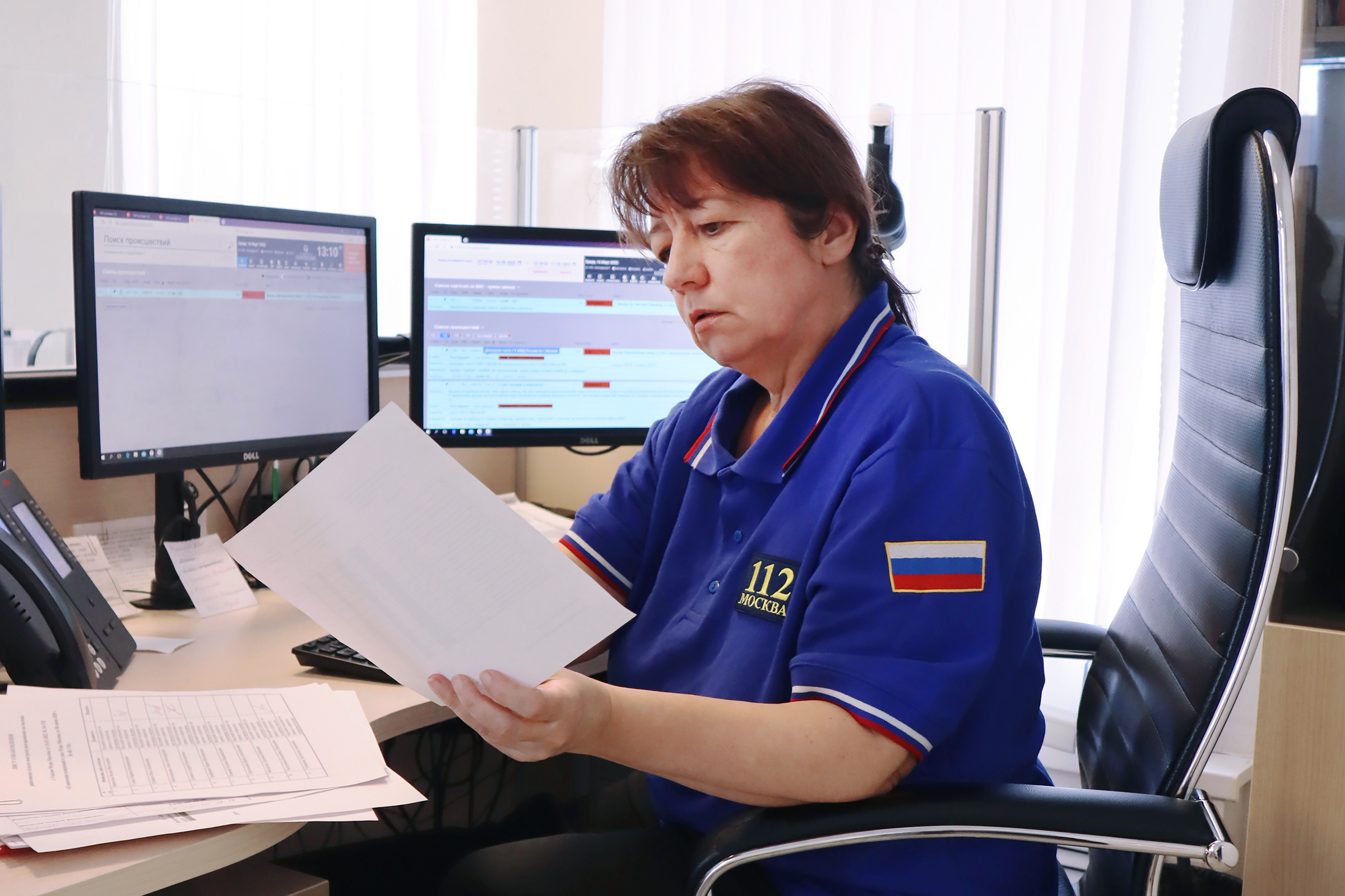 служба 112, оператор