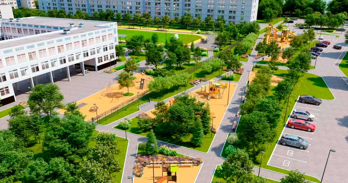 благоустройство, ЗАО, Сергей Собянин, фото с сайта sobyanin.ru