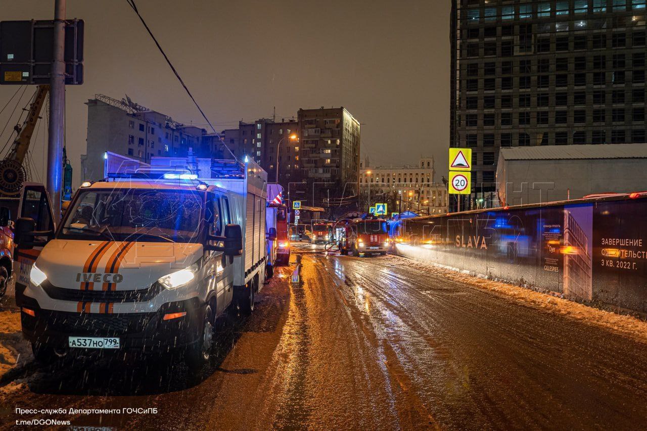 1-я улица Ямского поля, пожар, происшествия в Москве