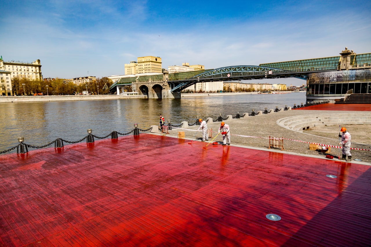танцпол, Парк Горького, фото КГХ