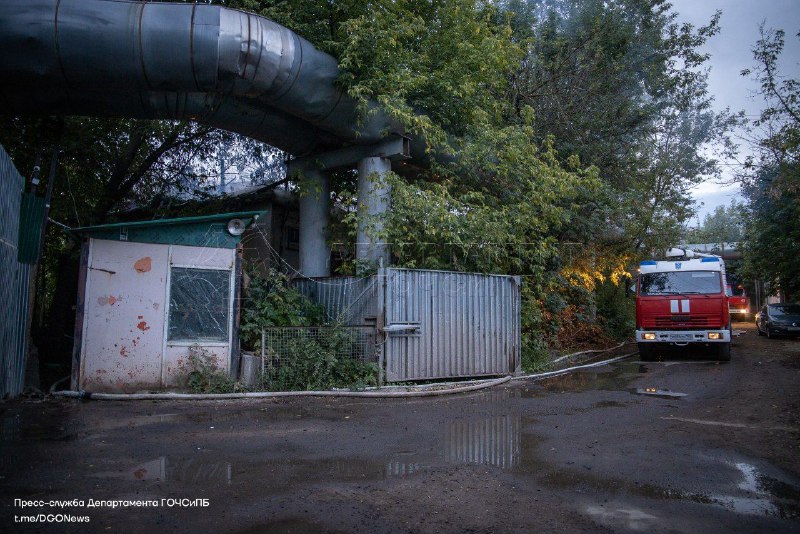 пожар, происшествия в Москве, фото ГОЧС