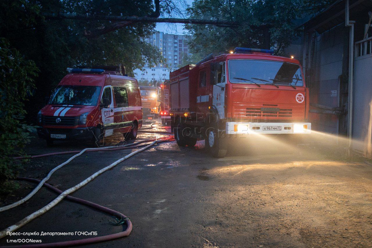 пожар, происшествия в Москве, фото ГОЧС