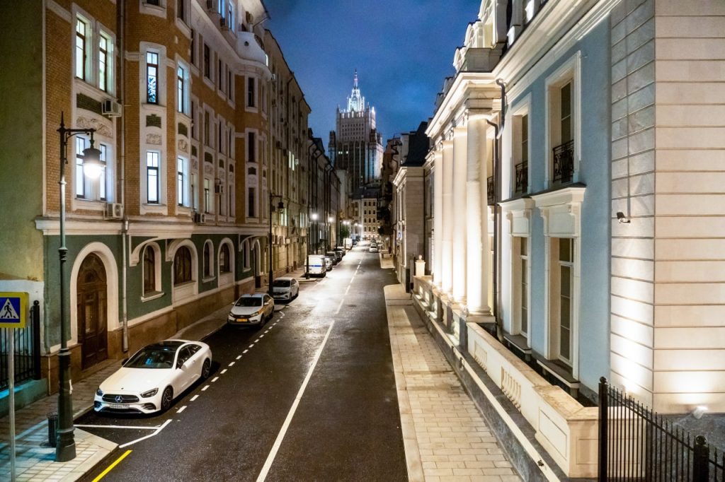 переулок, Москва, город, вечер, фото КГХ