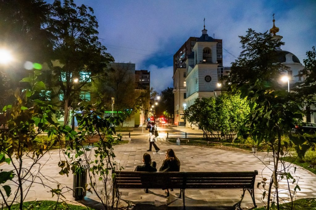 переулок, Москва, город, вечер, фото КГХ