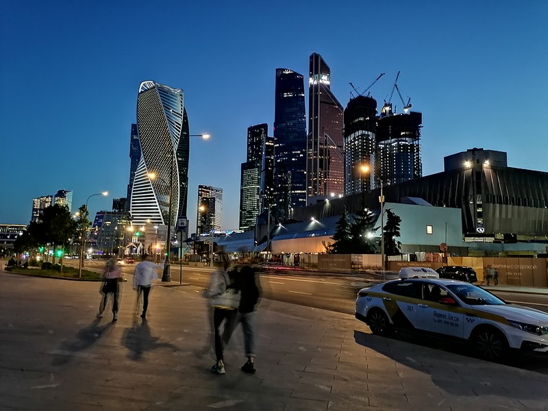 Москва, город, ночь, фото Юлия Смагринская