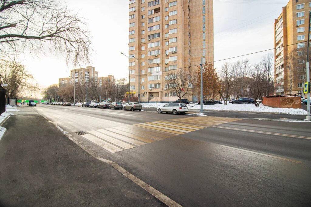 Кленовый бульвар, благоустройство, зима, дорога, фото КГХ