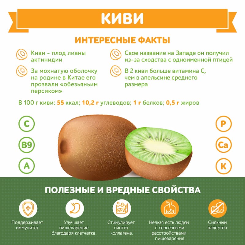 киви, фото здоровое питание