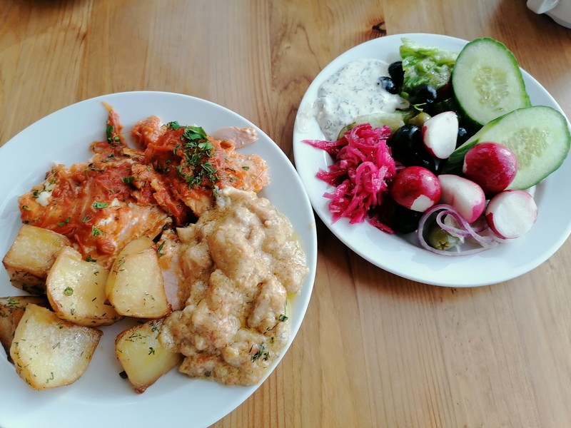 рыба с овощами, еда, фото Юлия Смагринская