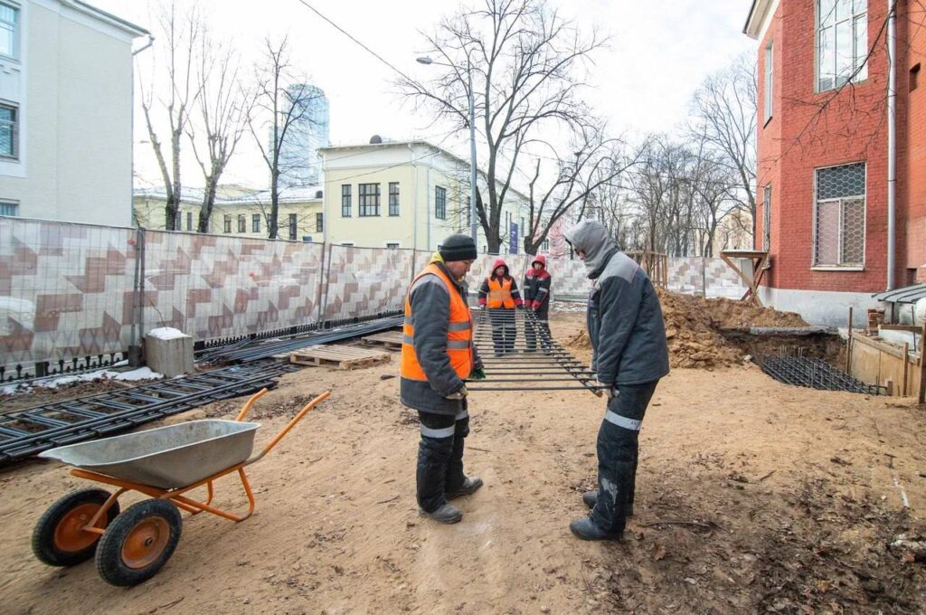 Боткинская больница, устройство переходов, ремонт, фото КГХ