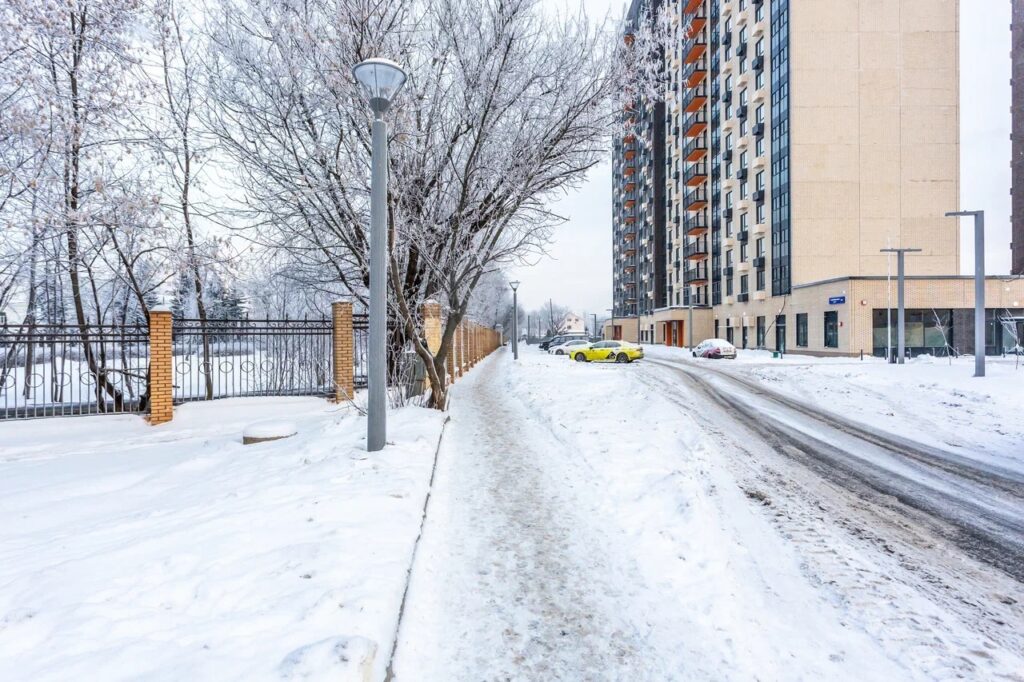 пешеходная дорога, зима, снег, фото ДКР