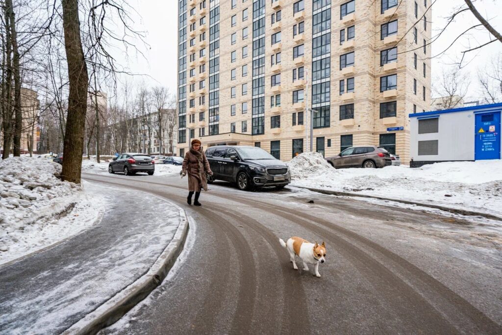 дорога,тротуар, зима, фото ДКР