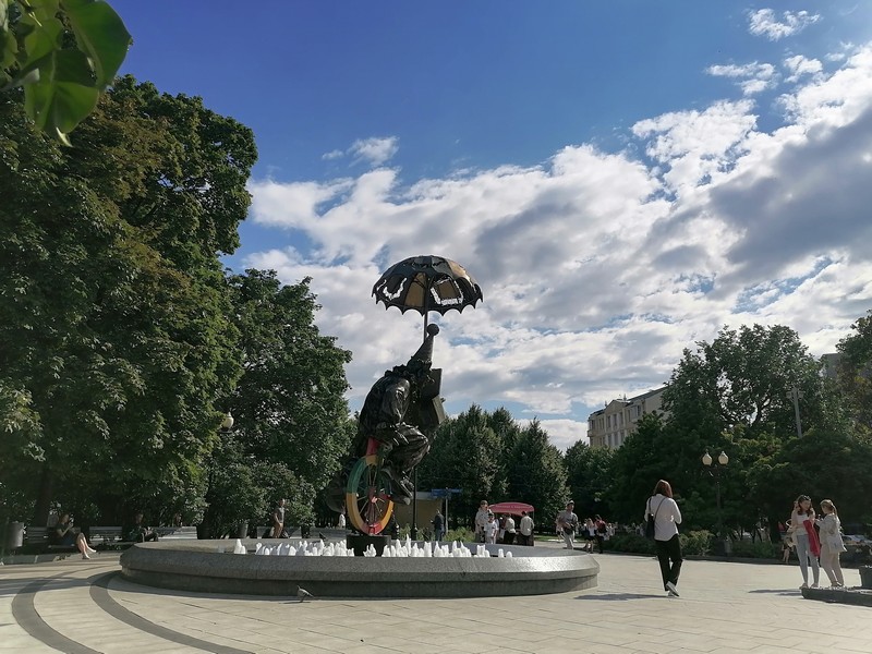 Никольская улица, благоустройство, прогулка, фонтан, фото Юлия Смагринская