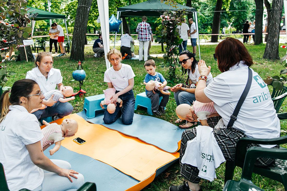 первая помощь, парк Сокольники, Фото: пресс-служба парка «Сокольники»