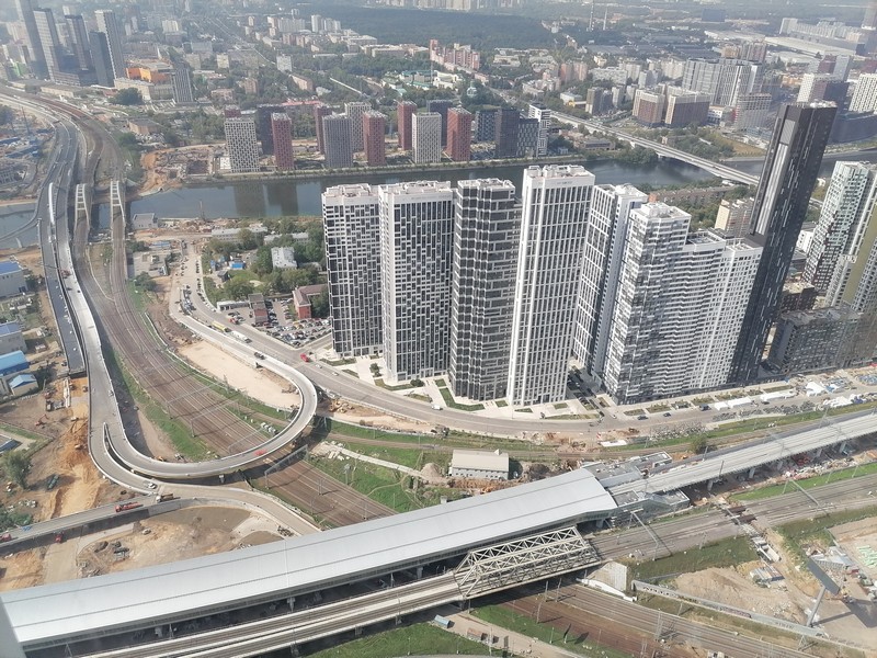 Москва, город, высотки, МЦК, дорога, фото Юлия Смагринская