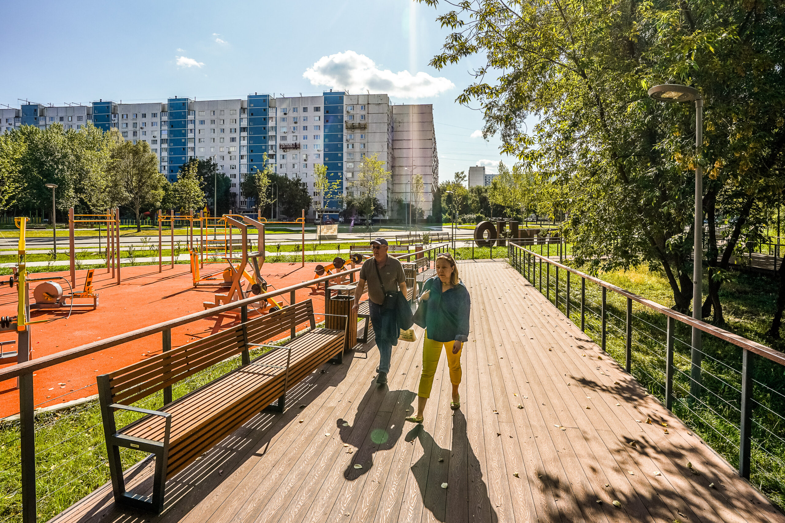 БКЛ «Нагатинский затон», дорожка, фото КГХ